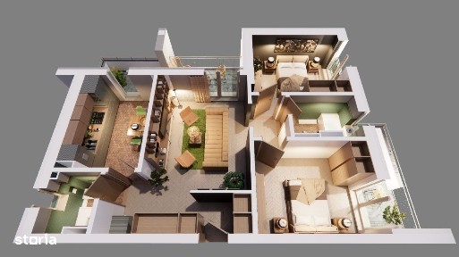 Apartament 3 camere Faza 3 Romanescu Park Residence