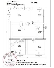 Casa lux P+M in suprafata de 270 mp si teren 720 mp, zona Gradiste