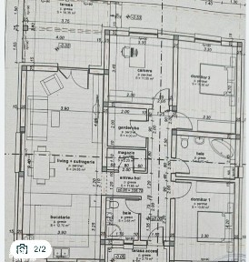 Casa pe un singur nivel,120 mp,teren 520 mp,perfect drept în Corunca
