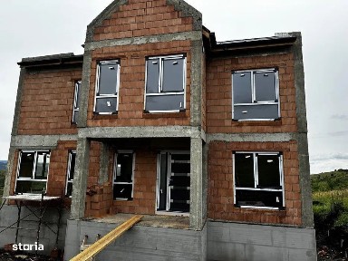 Casa individuala cu 5 camere semifinisata, 119 mp, teren 482 mp, Dezmi