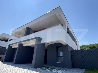 Casa tip duplex, la cheie, ultrafinisata, ansamblu privat in Chinteni