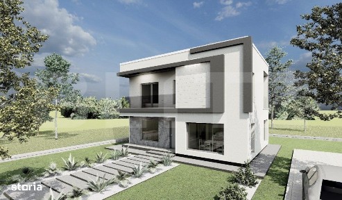 Casa moderna stil mediteranian, zona rezidentiala Burdujeni