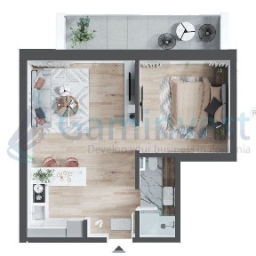 Gaminvest-Apartament 2 camere in bloc nou zona Nufarul, Oradea V3310G