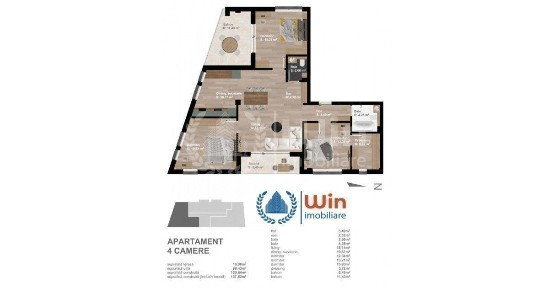 Apartament 4 camere | 99mp util | Bloc nou | Zona Primaria Someseni