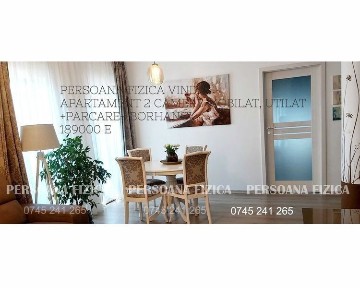 PF vand apartament la cheie, mobilat 2 camere + parcare in Borhanci