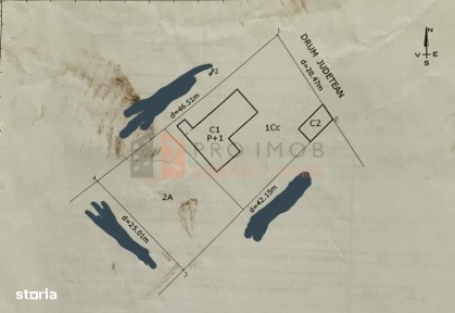 Teren + casa zona Merei