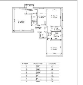 Apartament decomandat persona fizica 3 camere, 2 bai,balcon, 3 deba