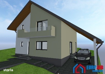 Casa individuala cu 500 mp teren in Sibiu Selimbar