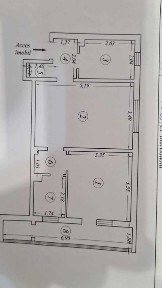 Apartament de inchriat - Tomis3 Piata, parter, 2 camere, 53mp