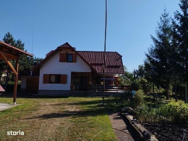 Casa P+M, teren 3025 mp, livada de pomi