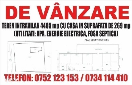 Imobil si teren intravilan