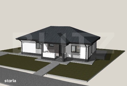 Casa Plan Parter 4 camere, 100 mp, 500 mp teren Vorovesti