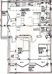 Apartament Nou 3 camere-balcon-etaj 1-Zona Calea Moldovei