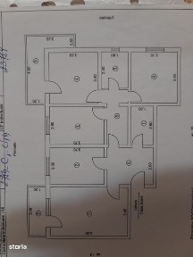 Vand apartament 4 camere central etaj 3 din 3