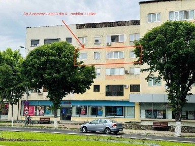 3 camere mobilat utilat - str Bucuresti Oras Calarasi