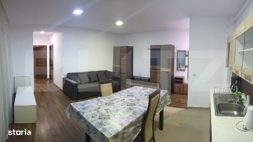 Apartament de 3 camere, mobilat/utilat
