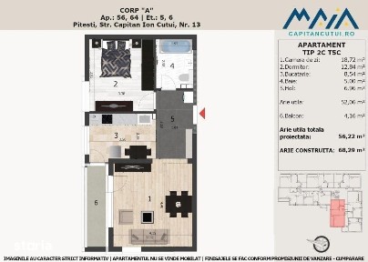 Apartament finisaje premium | 2 camere | Pitesti Nord | Central | Lang