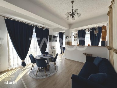 Apartament mobilat si utilat cu 3 camere 2 bai 62 mpu Doamna Stanca