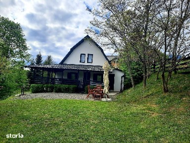 Cabana 120 mp, cu 9 arii teren, zona Colibita