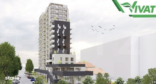 Apartament 2 camere, 56 mp in complexul VIVAT RESIDENCE zona Gara Mare