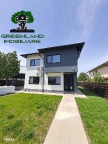 Casa 4 camere, 2 bai, 122 mp, Curte Pavata, Terasa, Statie, Breazu