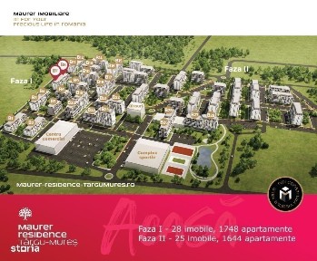 Ap cu 2 cam,intro noua zona rezidentiala,Maurer Residence,Semicentral