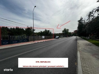 Casa cu garaj, anexe si gardina suprafata totala 1.017 mp