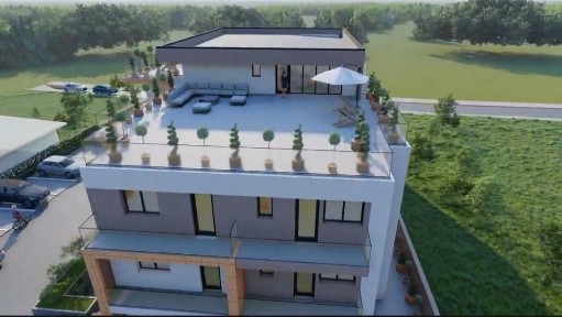 Penthouse de vânzare predare la cheie -terase de 70 mp