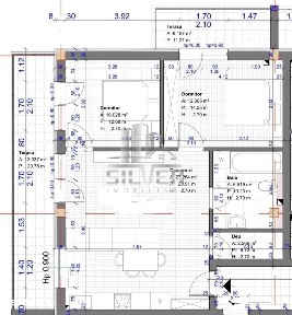 Apartament cu 3 camere/terasa 24 mp/boxa/finisaje incluse/PRET REDUS!