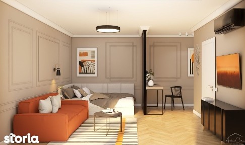Apartamente noi, 1 camera, tip studio finisate in Green Residence