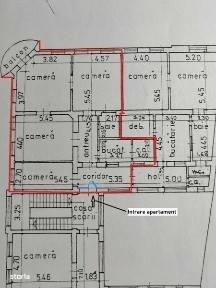 Schimb Apartament Ultracentral 4 camere, 227mp suprafata construita