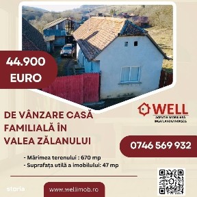 De vânzare casă familială în Valea Zălanului