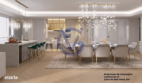 Privind in zare deasupra tuturor - PENTHOUSE unic cu terasa 191 mp - C