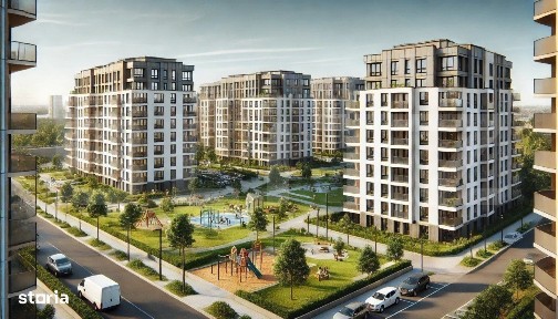 Apartament de vanzare, cu 3 camere, 72 mp + 10.7 balcon, zona Tractoru