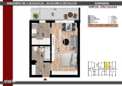 Metrou Berceni-etaj 3-bloc premium