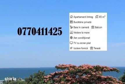 Inchiriez apartament doua camere cinci paturi vila cu vedere la mare