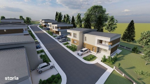 Ansamblu rezidential privat cu 16 Case tip Duplex zona Vivo