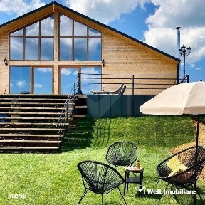 Proprietate deosebita, cabana in stil scandinav, 250 mp utili, Belis