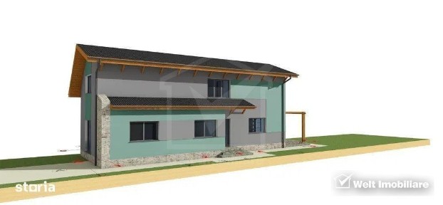 Casa veche cu autorizatie de constructie, 55 mp, teren 345, Someseni