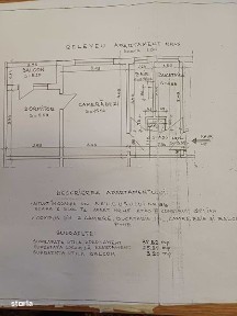 De vanzare apartament cu 2 camere si balcon