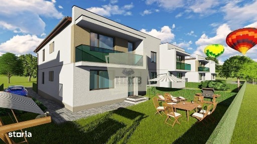 Casa 110 mpu cu 4 camere 2 bai 2 balcoane si curte in Sibiu
