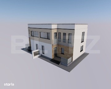 Duplex modern, 3 camere, 110 mp utili, 220 mp, teren, zona Burdujeni