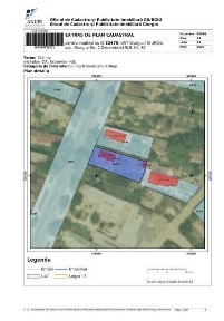 Vand teren pozitionat stradal + constructie !