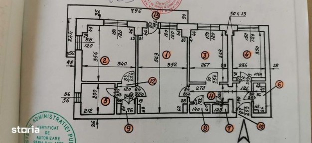 Inchiriez apartament 3 camere in strada Maior V. Bacila.