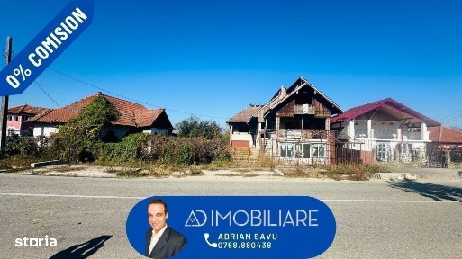 Vânzare teren + 2 case situate în Comuna Telești, Sat Șomănești
