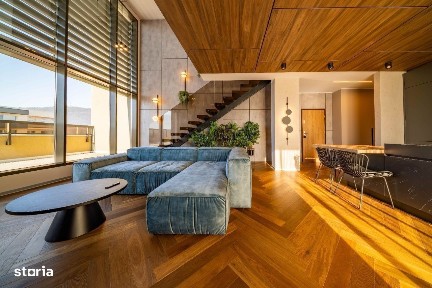 Penthouse Modern, 4 Camere, cu Terasă, Priveliste și Design Impresiona