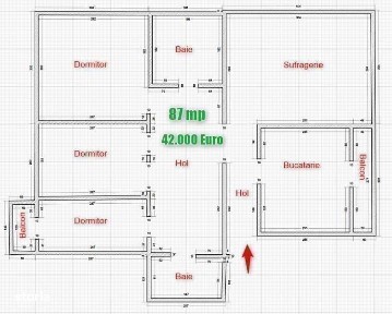 Apartament 4 camere Str Randunicii Micro 5
