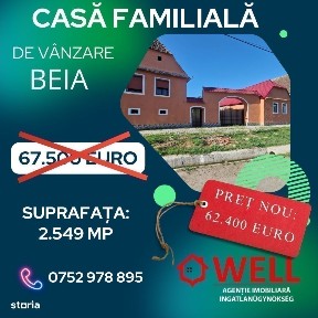 De vânzare casă familială în Beia