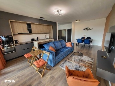Inchiriez apartament 2 camere (1 dormitor), complet dotat lux