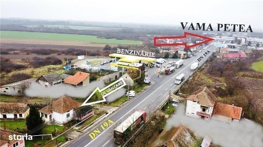 Casa cu 3 camere si 8.914 mp de teren | Acces din DN 19A - Petea
